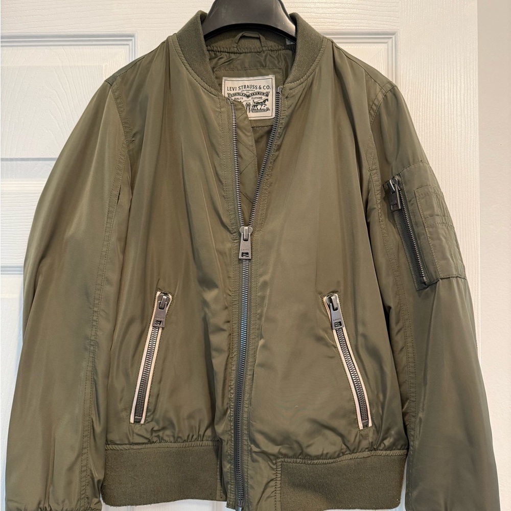 Levi's Olive Green Bomber Jacket